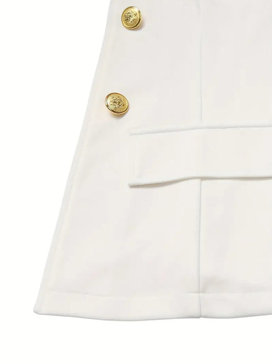 Women's Business Casual Suit And Trousers Large-sized Two-piece Set, Double-breasted Lapel Suit And Slim-fitting Trousers Set, Suitable For Office And Daily Life, Women's Clothing Amazon Does Not Sell