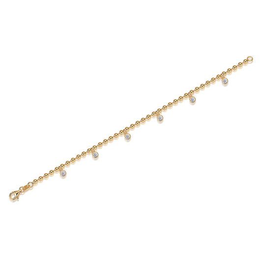 Luxury Fashion Mossan Diamond S925 Silver Bracelet Comparable To Natural Diamonds
